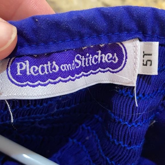 3 matching pleated Christmas dress 12M, 4T, and 5T - Picture 9 of 9